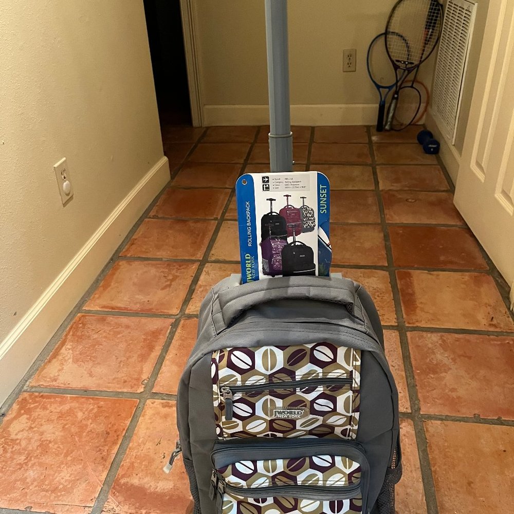 J World New York Sunset Backpack Coffee